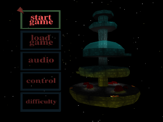 Sentient title screen for Playstation